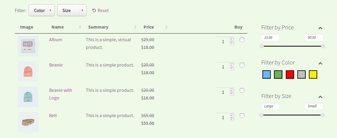 How To Add AJAX Filter Widgets To A WooCommerce Product List View